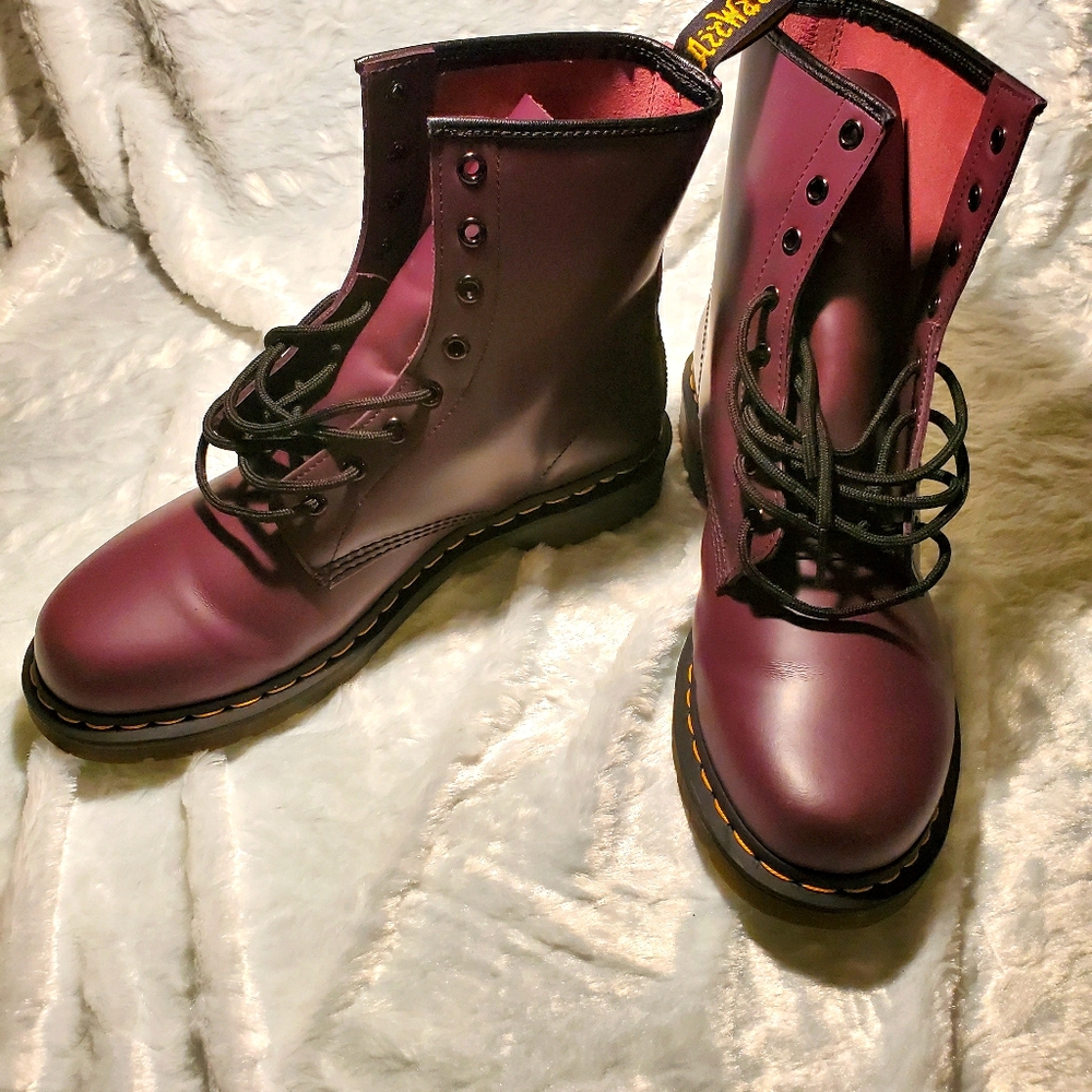 Purple Unisex Dr. Marten Boots - WMNS 11/MENS 10